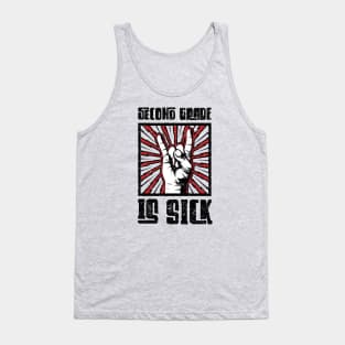 2nd Grade is Sick - Red - Barn Shirt USA Tank Top